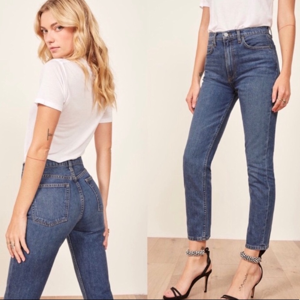 Reformation Julia high waist cigarette jean
